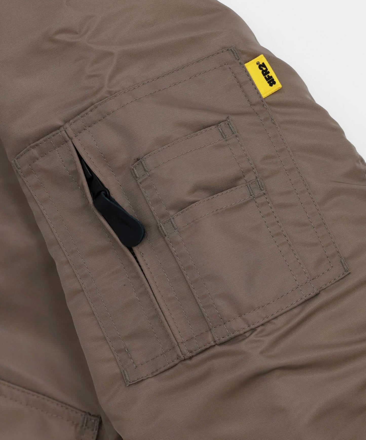 Embroidery Nylon Flight Jacket