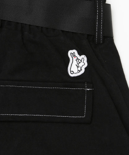 Contrast stitch Wide Pants