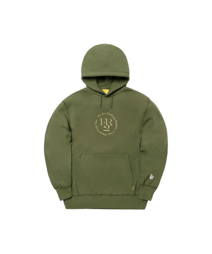 Embroidered Circle Logo Hoodie
