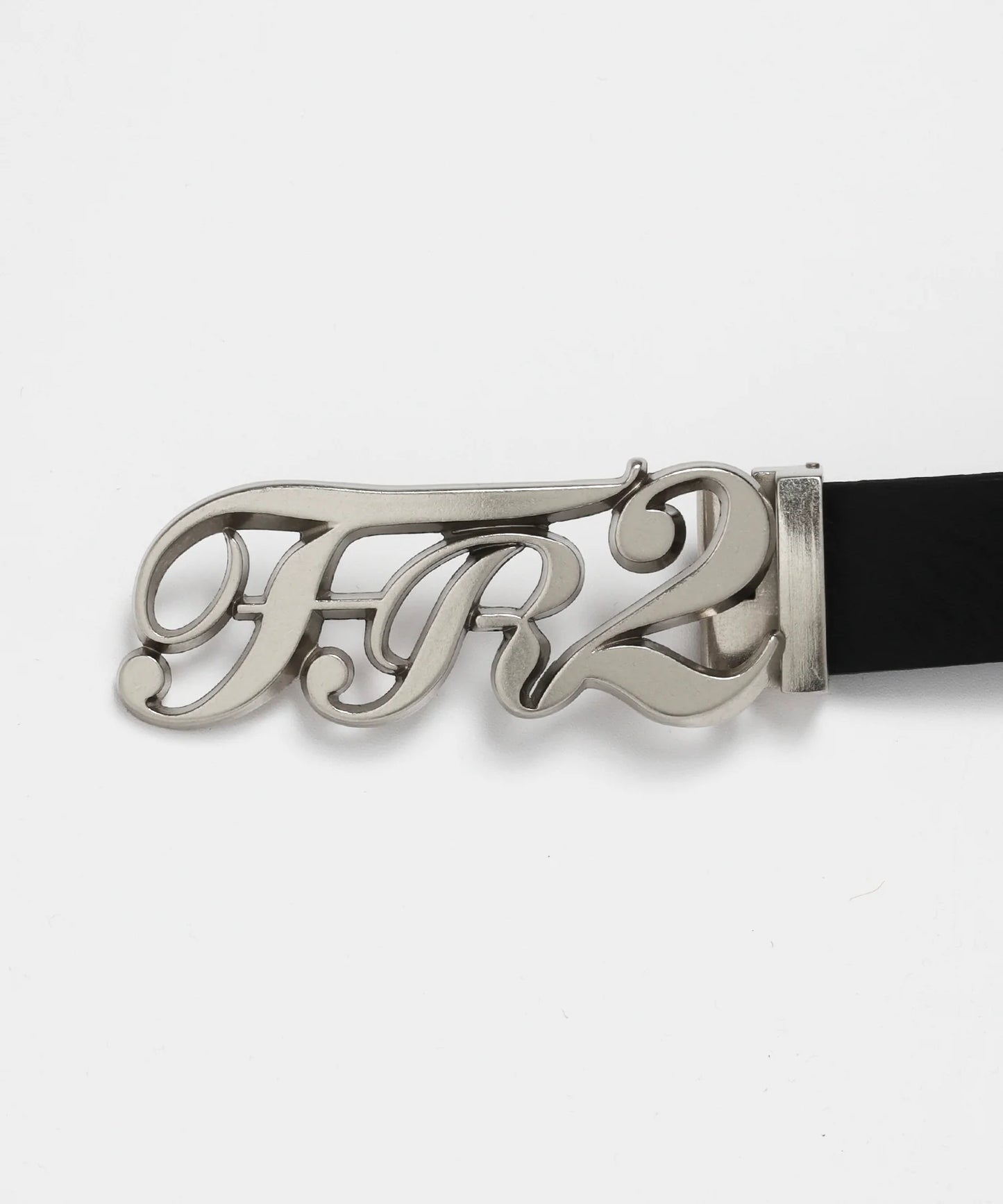 #FR2 Logo Buckle Leather Belt
