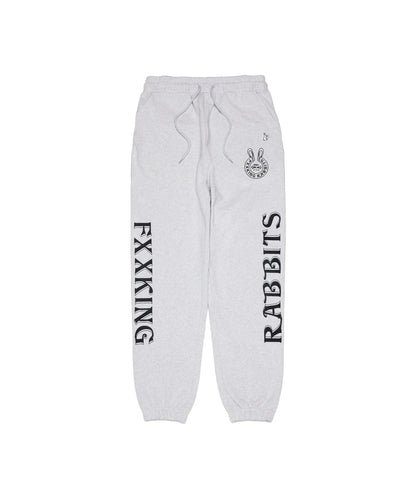 Embroidery Logo within Face Outline Sweat Pants