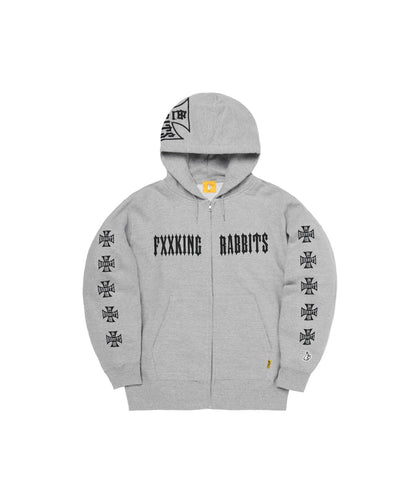 色情RABBITS Zip-up Hoodie