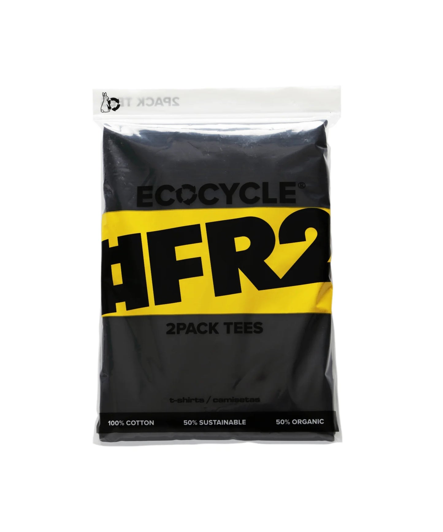#FR2 ECOCYCLE Plain T-shirt 2-Pack