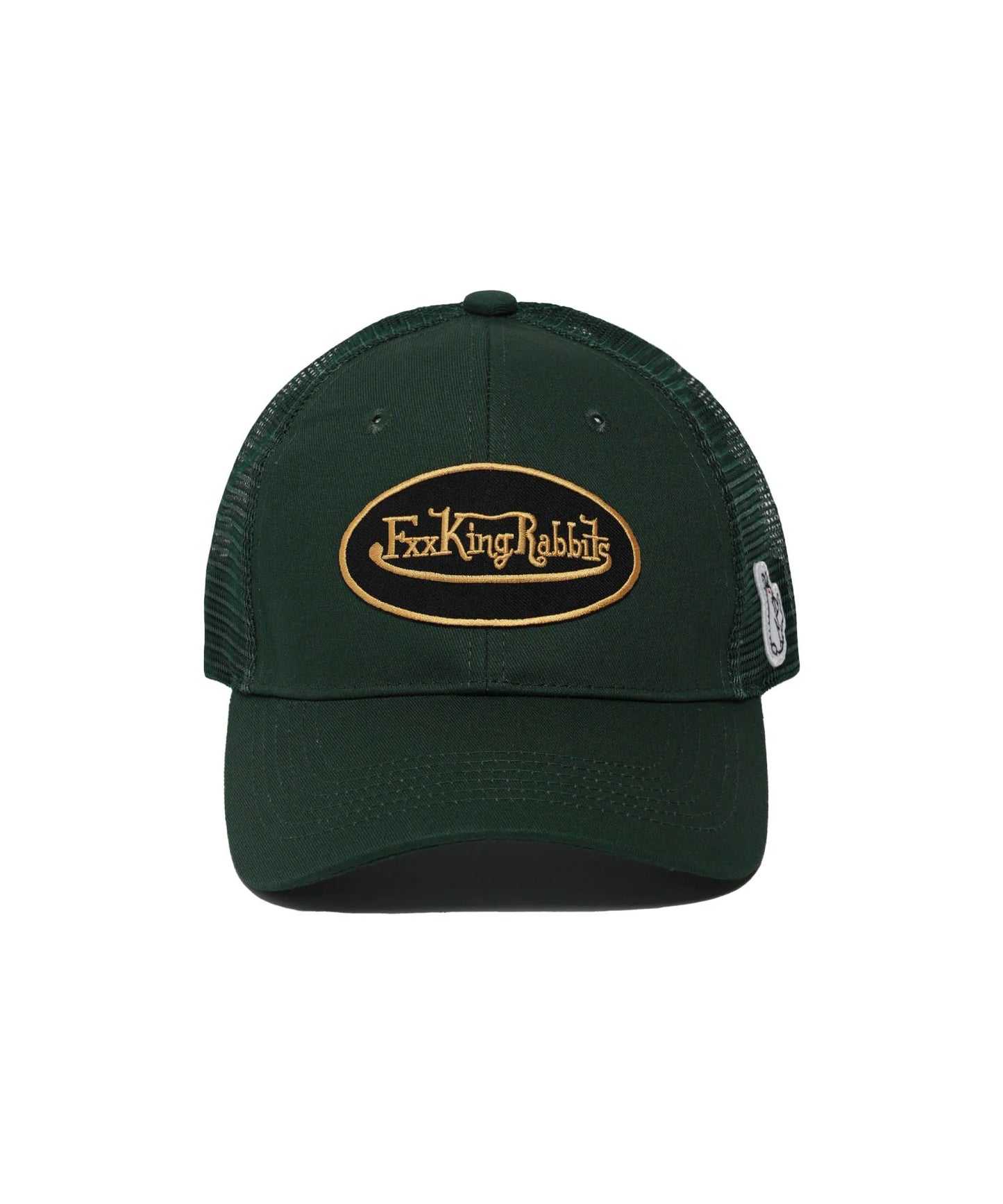 Fxxking Rabbits Logo Embroidery Mesh Cap