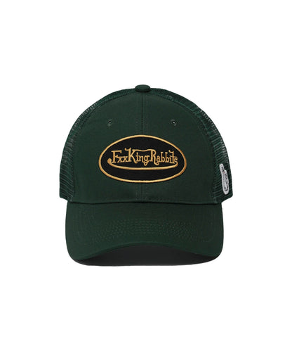 Fxxking Rabbits Logo Embroidery Mesh Cap