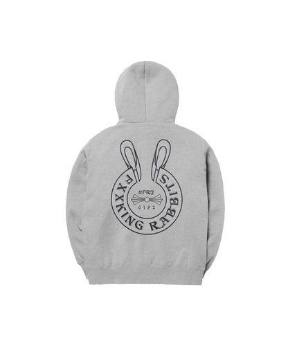 Logo within Face Outline Zip Hoodie