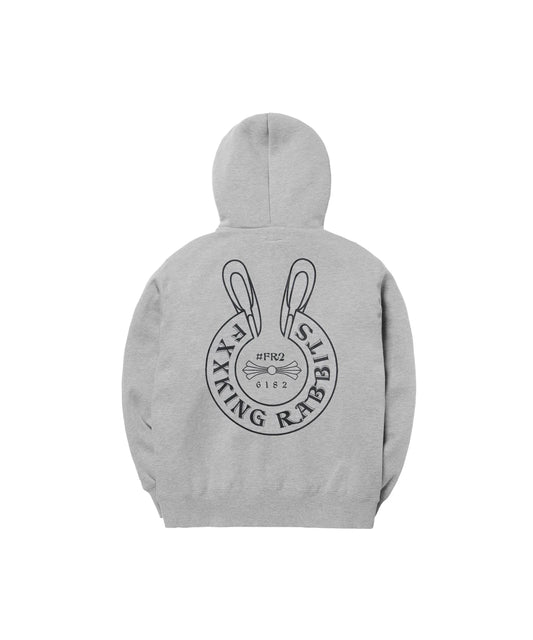 Logo within Face Outline Zip Hoodie