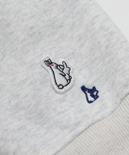Full Pattern Icon Logo Zip‐up Hoodie