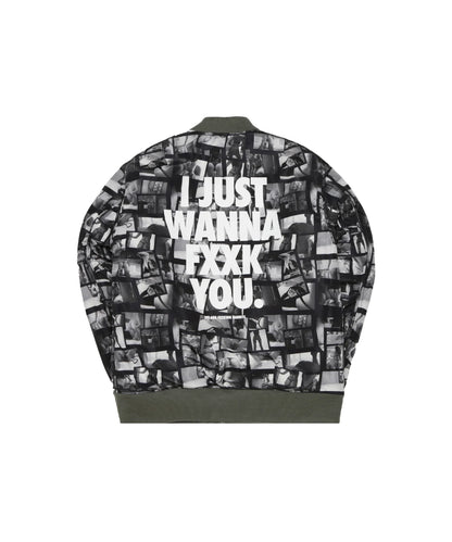 Photo Collage Bomber Jacket(MA-1)