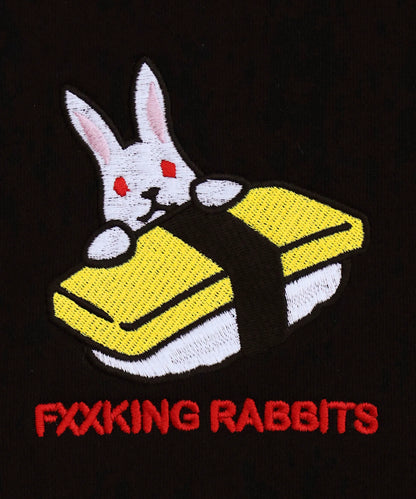 Embroidery Egg Sushi Rabbit Sweatshirt