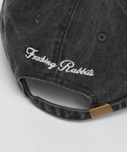 F Logo Garment Dye Cap