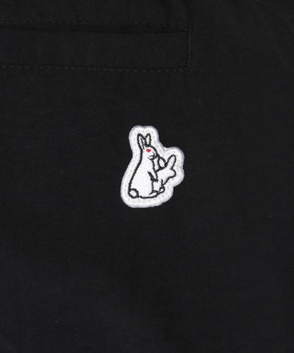 Earth Logo Embroidery Nylon Pants