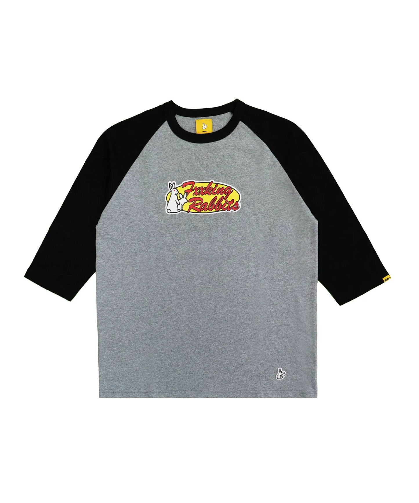 Rabbits Oval Logo Raglan-sleeve T-shirt