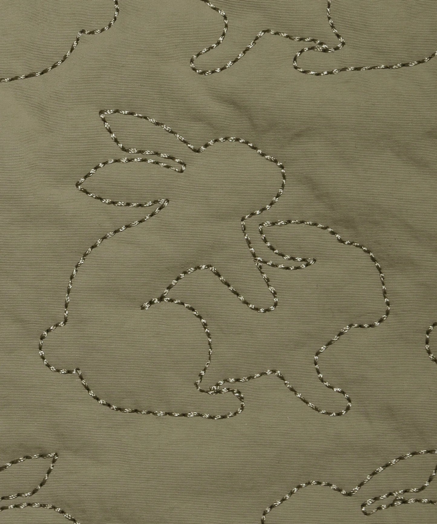 Rabbits Nylon Quilting Big Body Bag