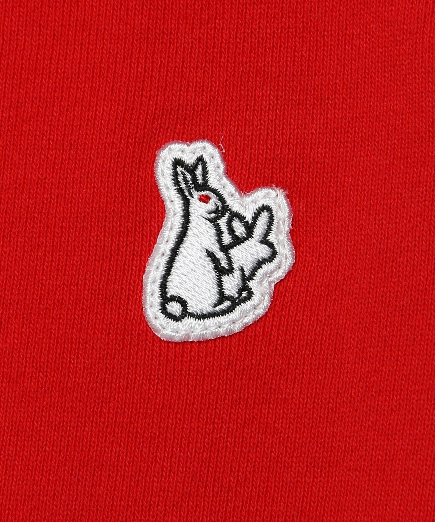 Rabbit Burger Embroidery Sweat Short Pants
