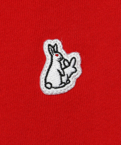 Rabbit Burger Embroidery Sweat Short Pants