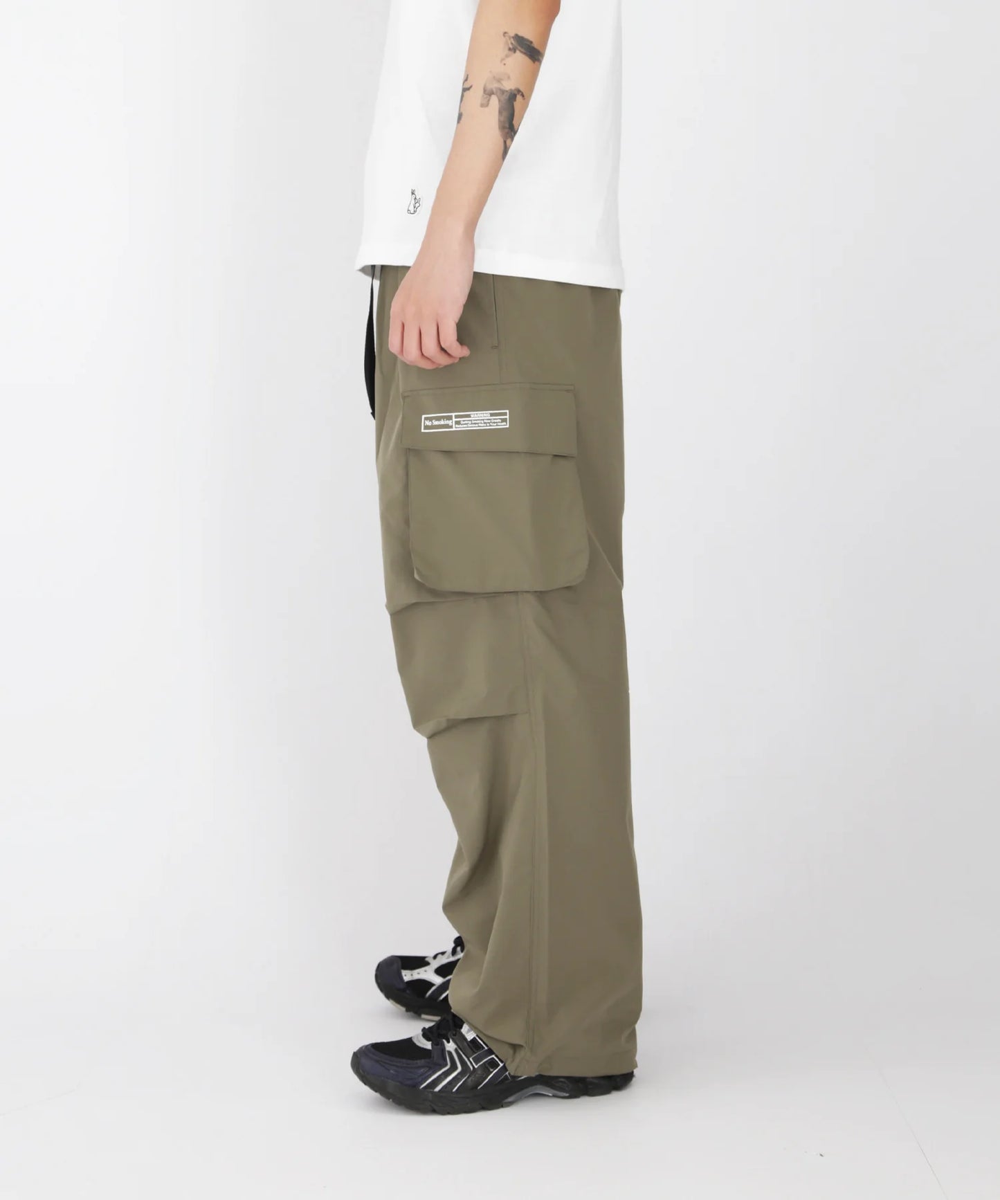 Micro Ripstop Wide Cargo Pants