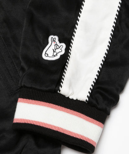 Rabbits Dragon Embroidery Reversible Souvenir Jacket