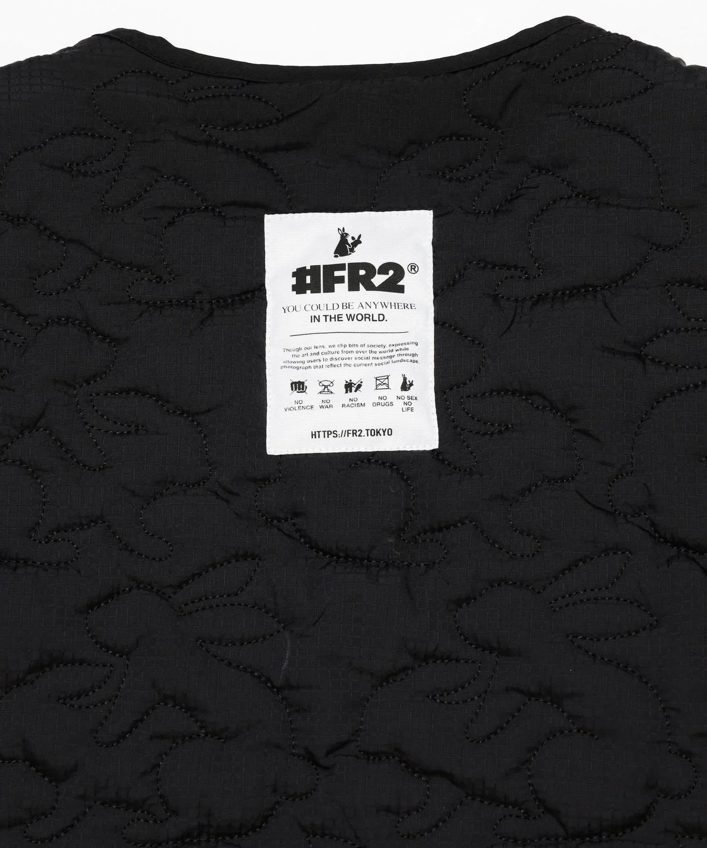 Ripstop Nylon Rabbits Quilting Padding Vest