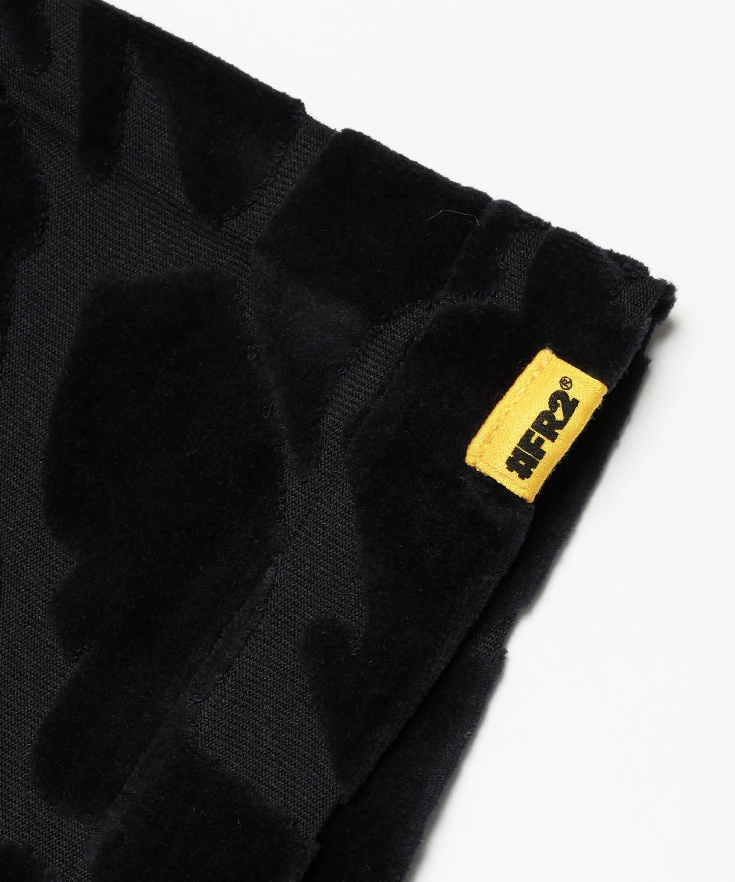 Pile Jacquard Rabbits Camo Short Sleeve Shirt
