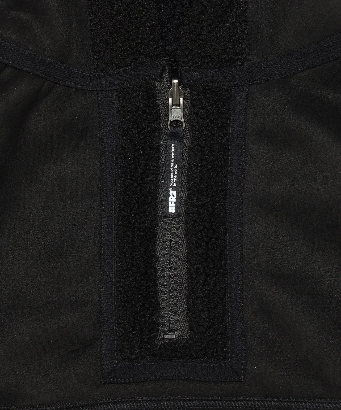 Boa Fleece Reversible Half Zip Blouson Hoodie