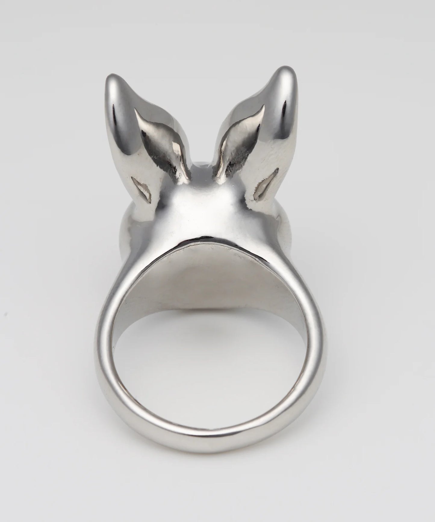 #FR2 Crystal Fxxking Rabbit Face Ring[FRA511]