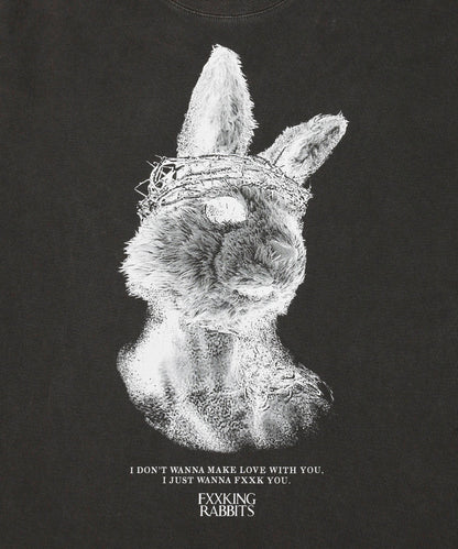 Rabbit Jesus Garment Dye T-shirt