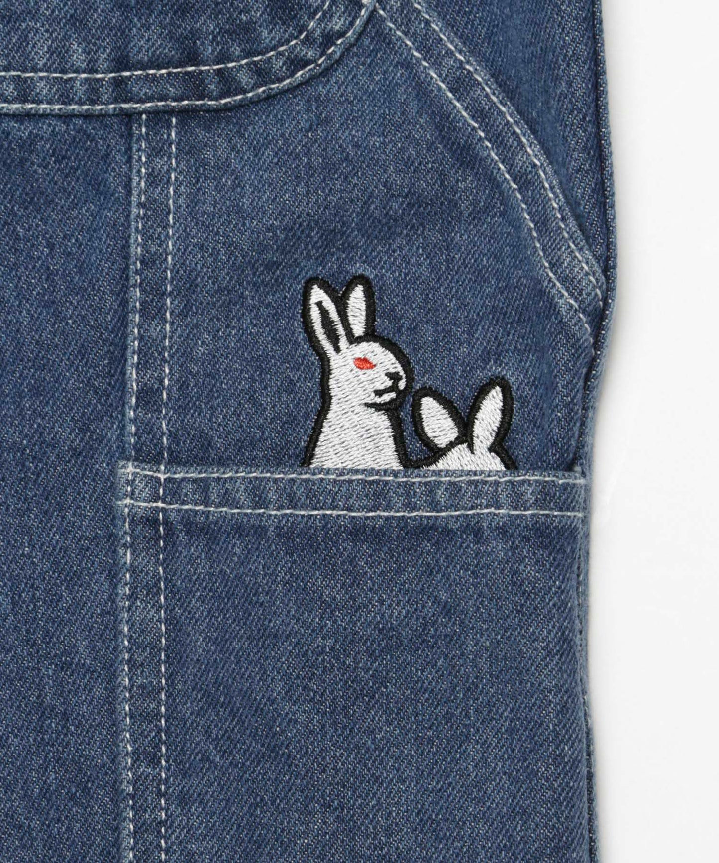 Back Pocket Icon Out Denim Short Pants