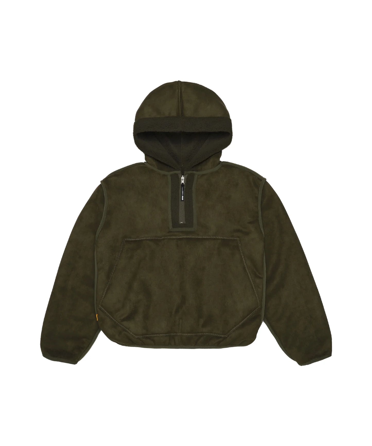 Boa Fleece Reversible Half Zip Blouson Hoodie