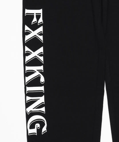 Embroidery Logo within Face Outline Sweat Pants