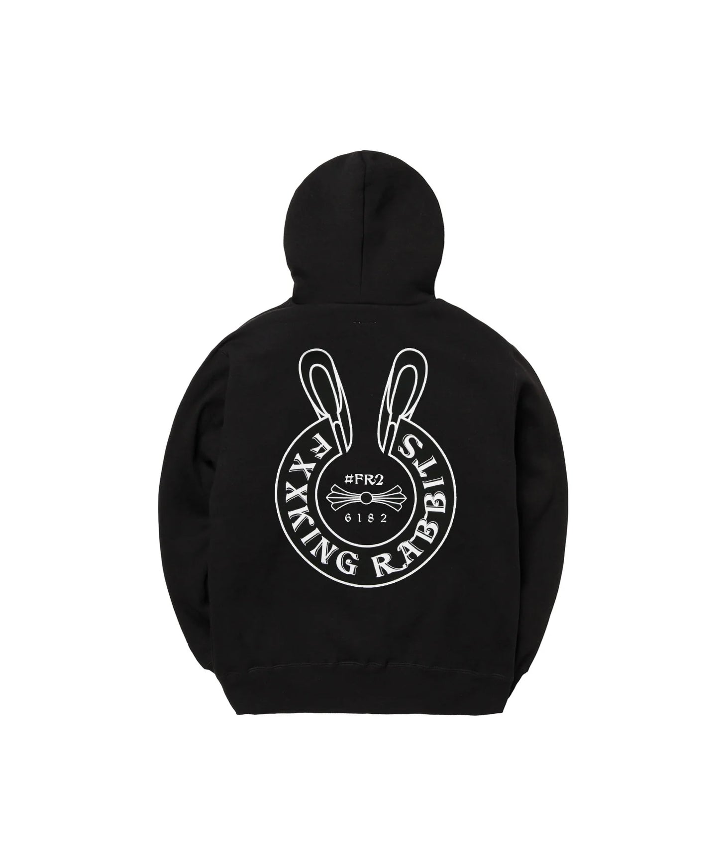 Logo within Face Outline Zip Hoodie