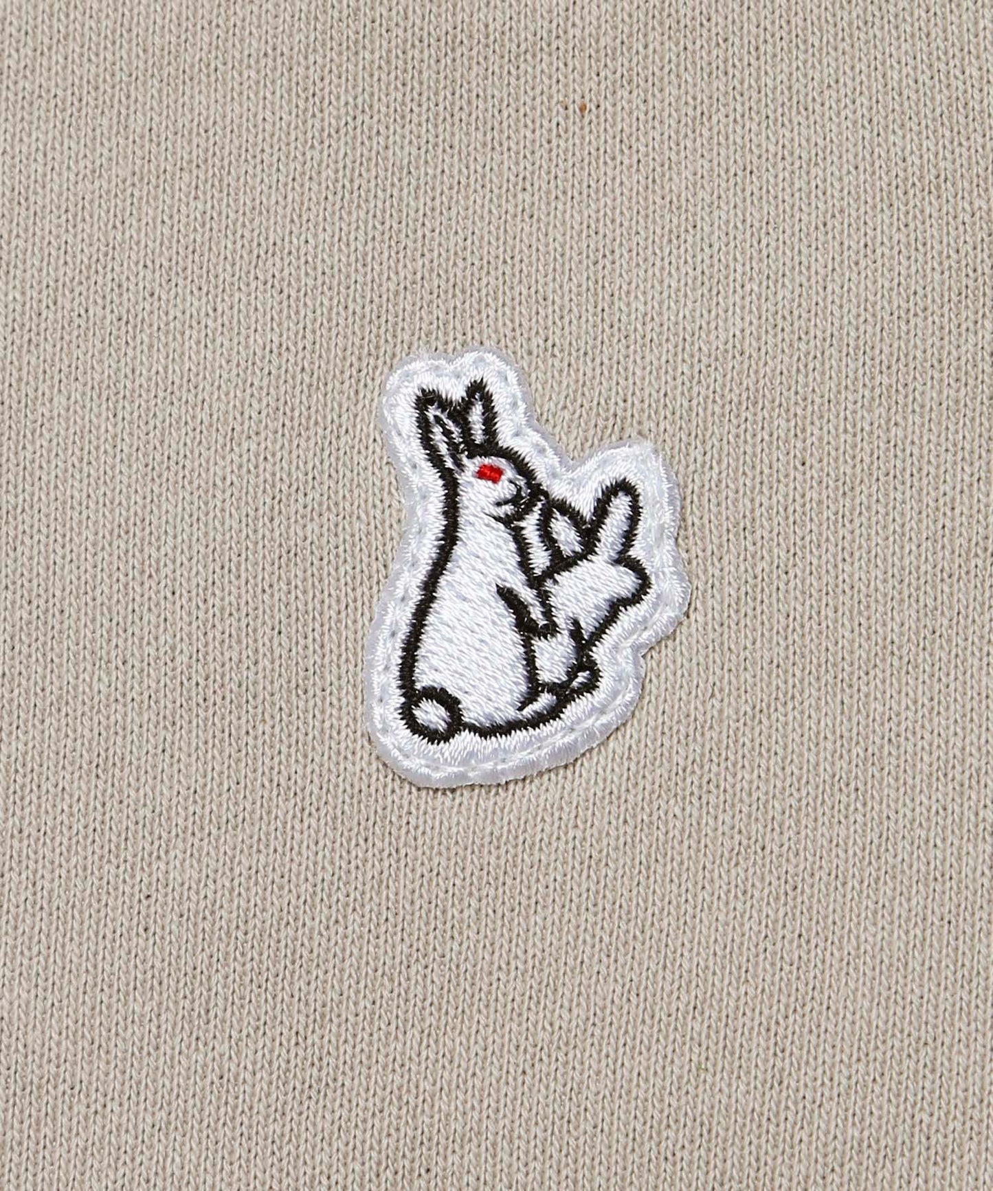 Rabbit Burger Embroidery Sweat Short Pants