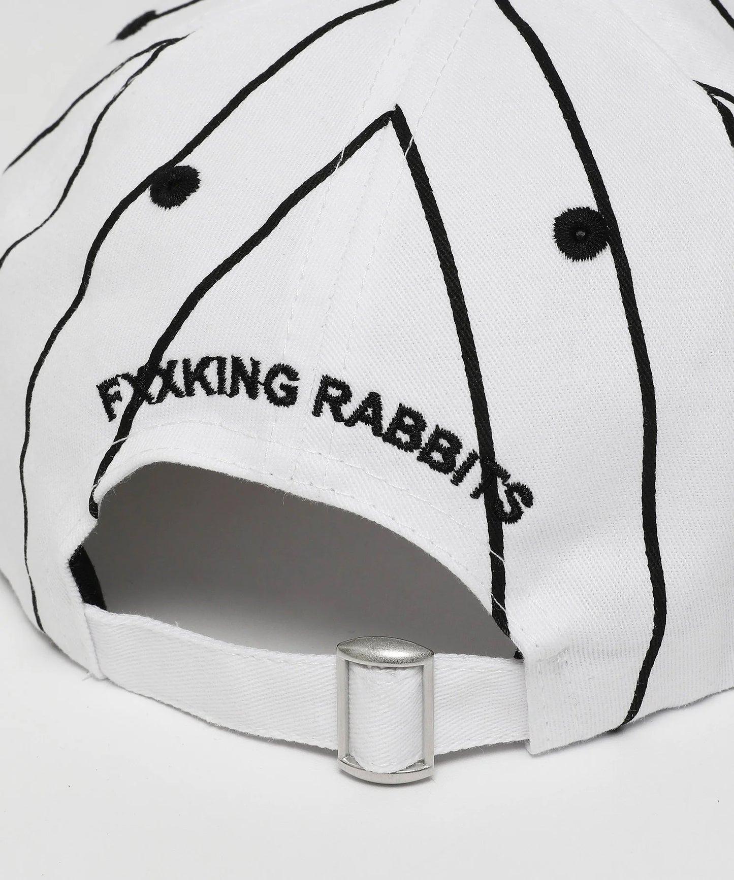 Embroidery Pin stripe Cap
