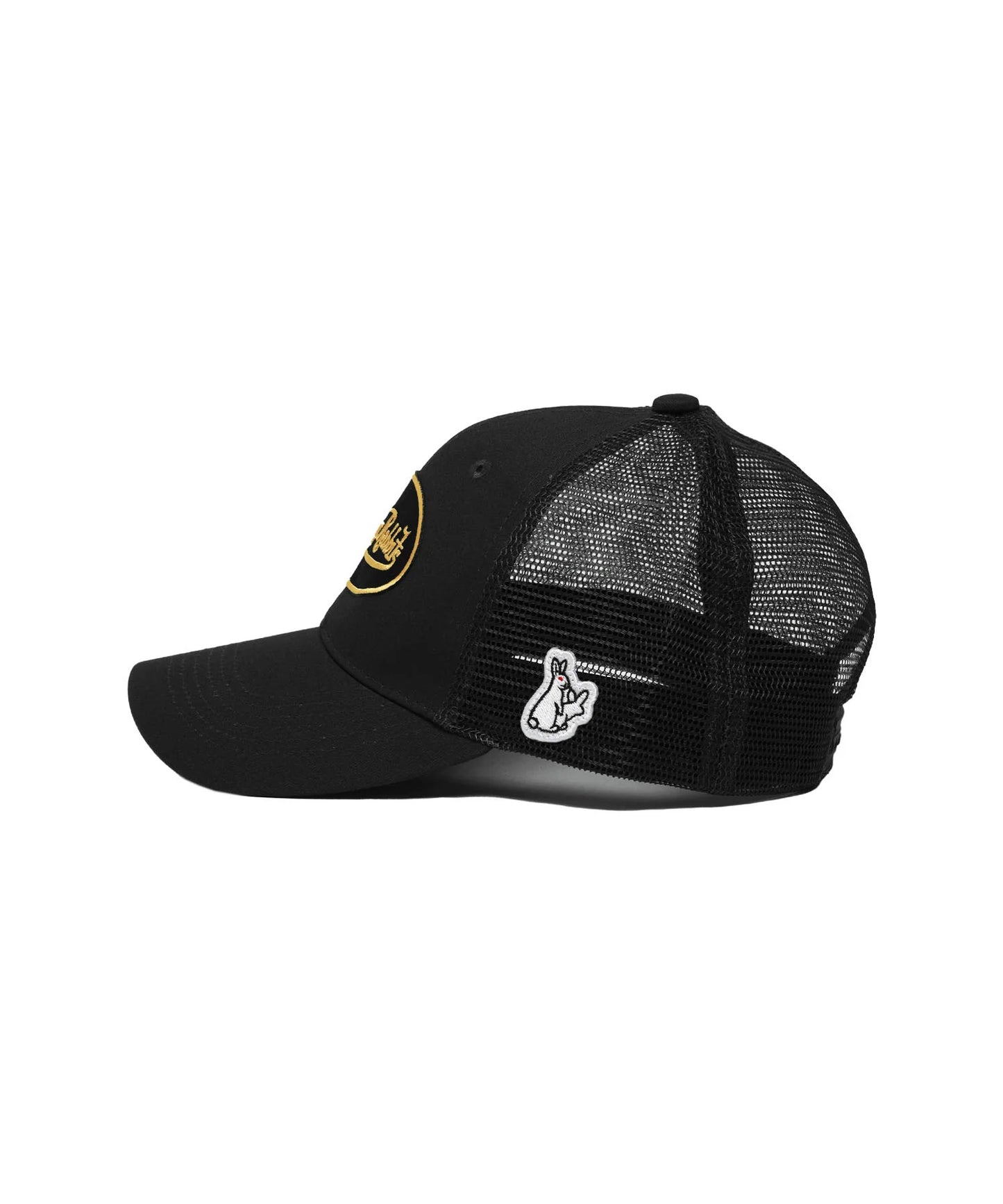 Fxxking Rabbits Logo Embroidery Mesh Cap
