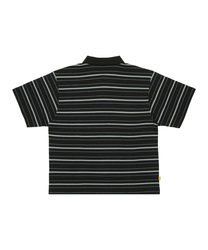 Oversized Stripe Polo Shirt