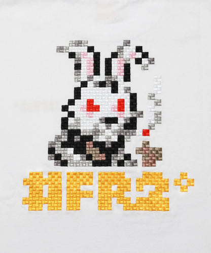 Embroidery Pixcel Art T-shirt