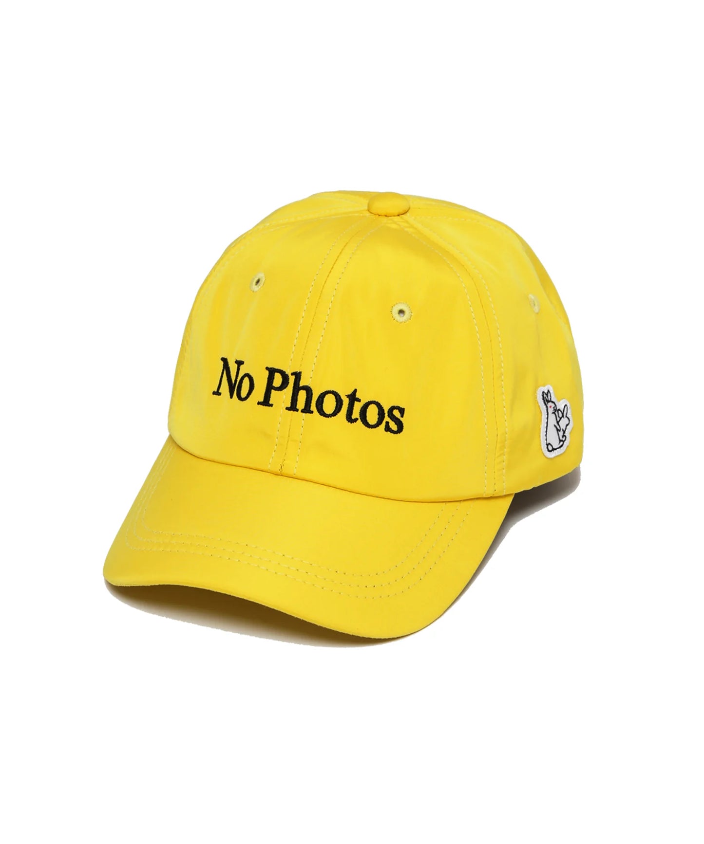 No Photos Embroidery Six Panel Cap[FRA382]