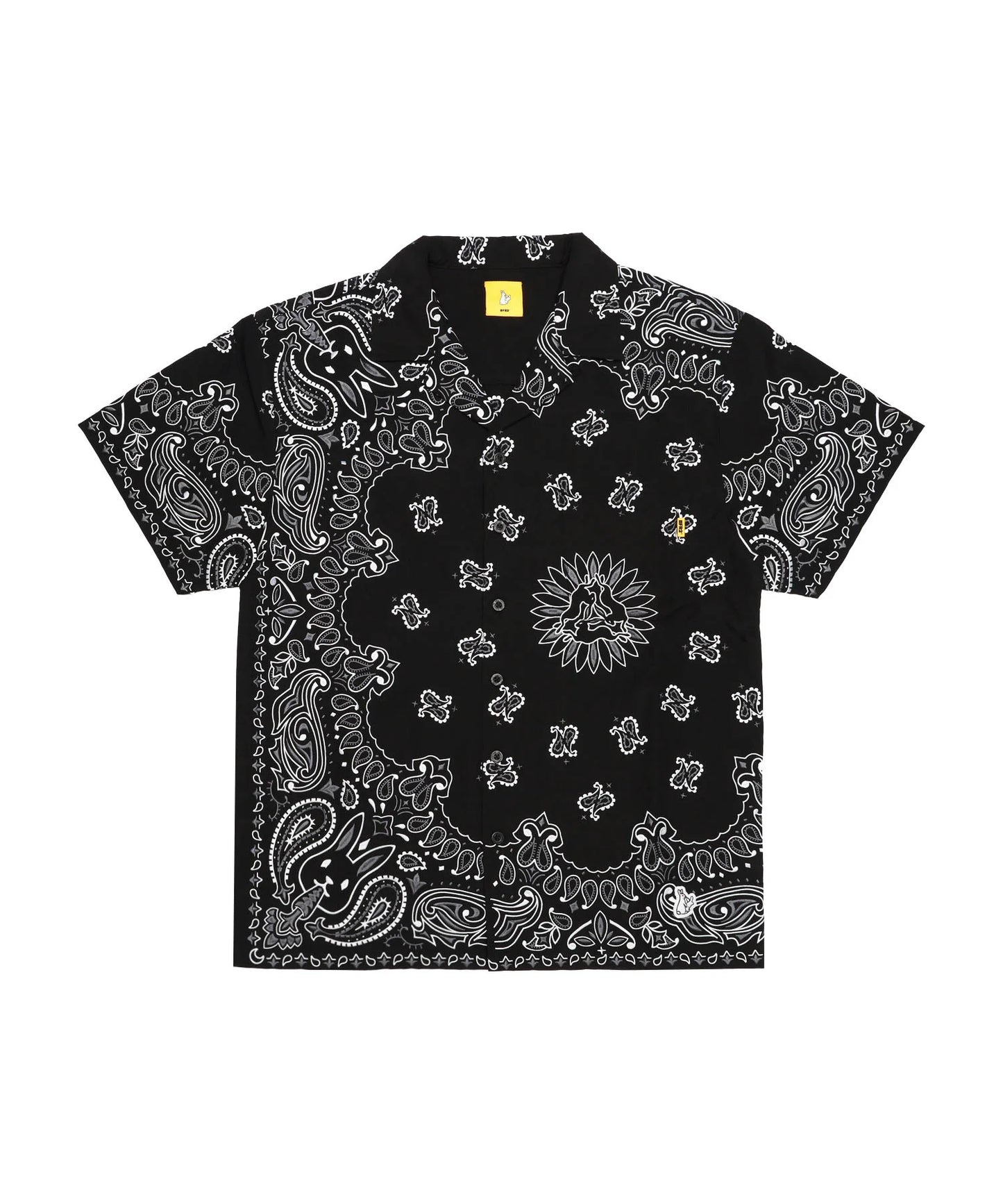 Embroidery Paisley Pattern Short-sleeve Shirt