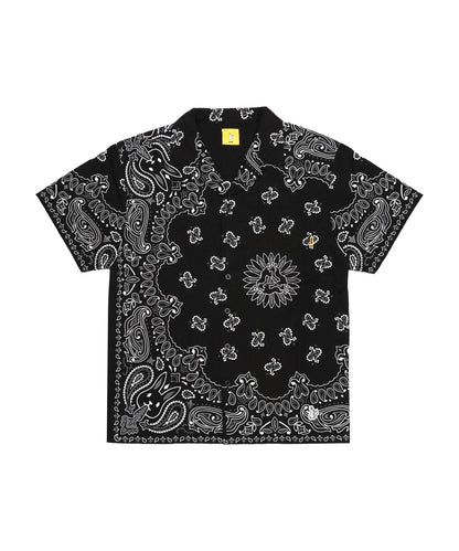 Embroidery Paisley Pattern Short-sleeve Shirt