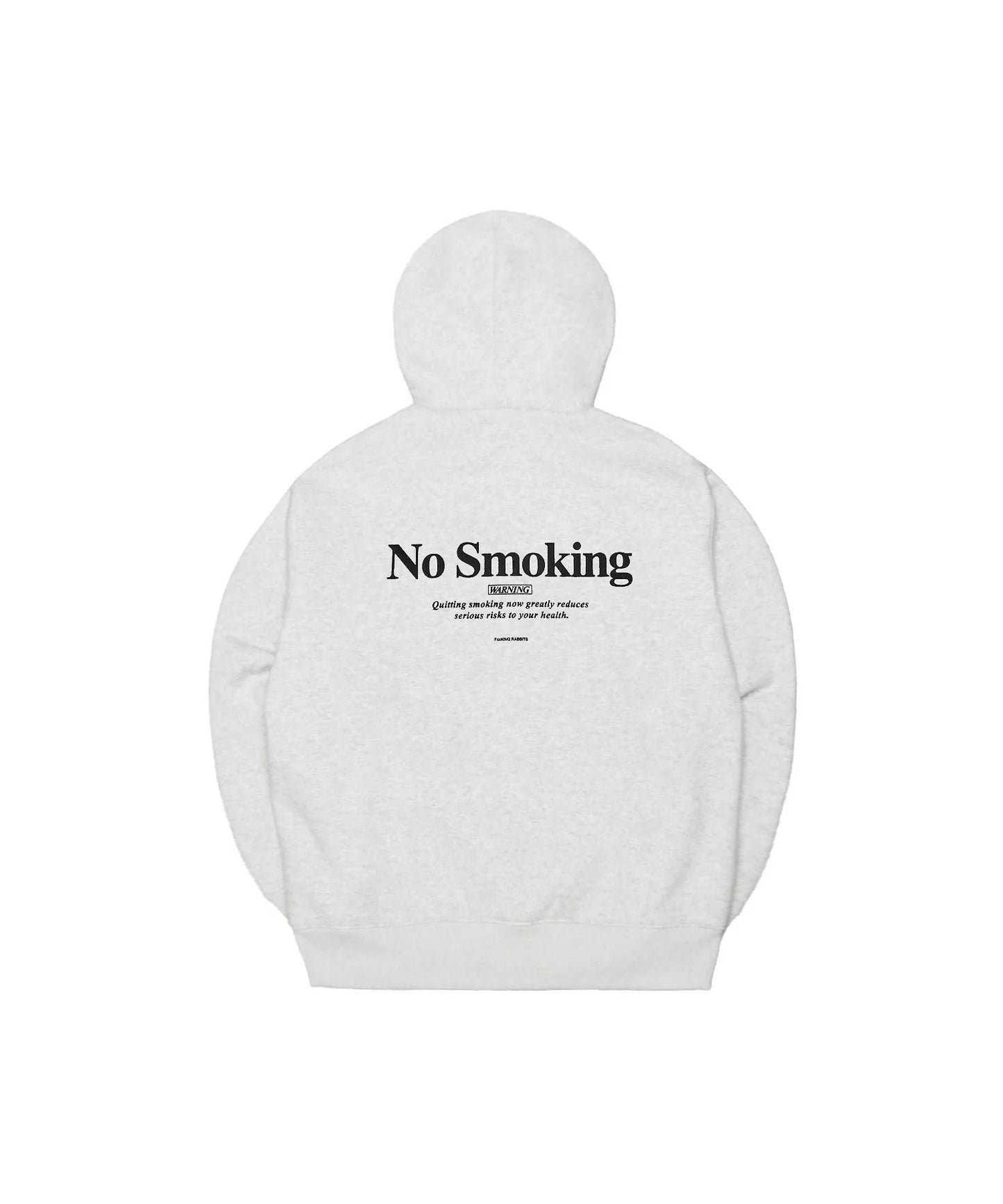 Embroidery No Smoking Art Hoodie