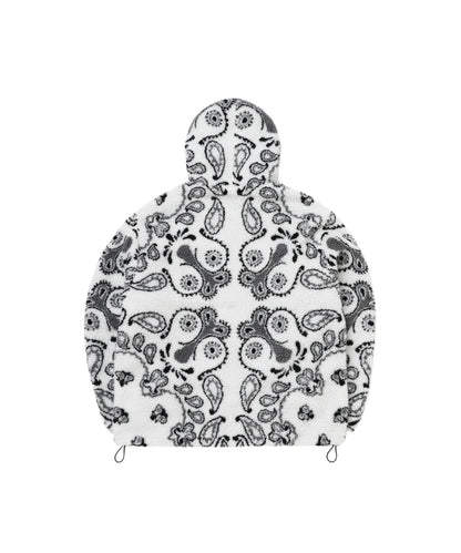 Paisley Fleece Hoodie