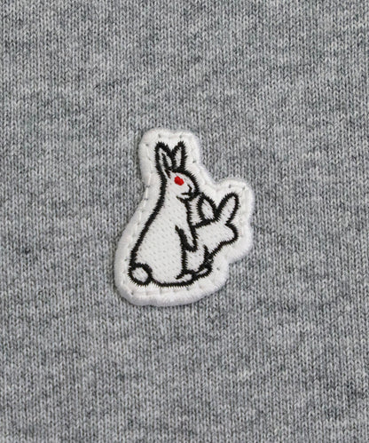 Rabbits Oval Logo Raglan-sleeve T-shirt