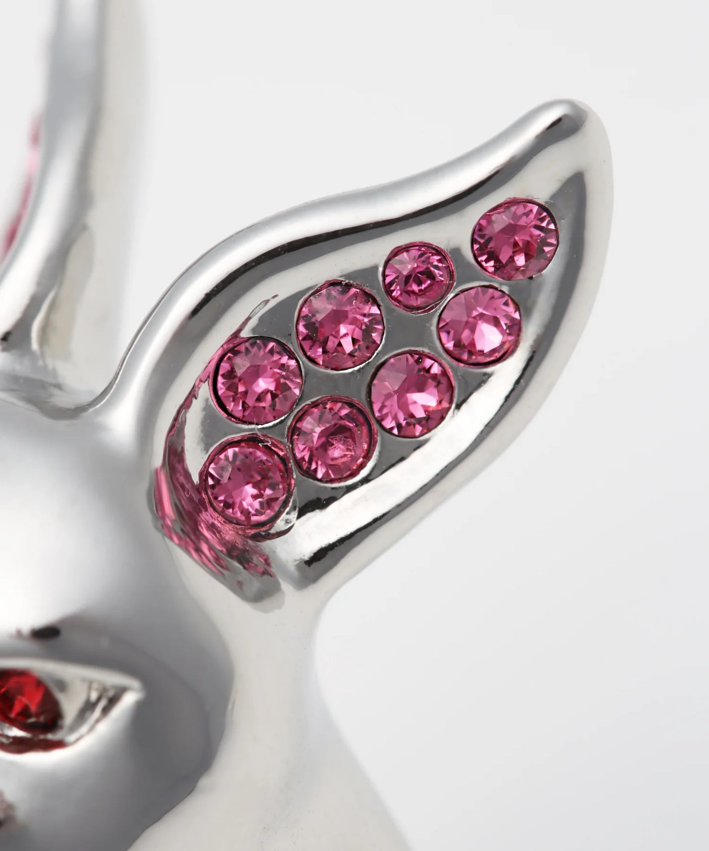 #FR2 Crystal Fxxking Rabbit Face Ring[FRA511]