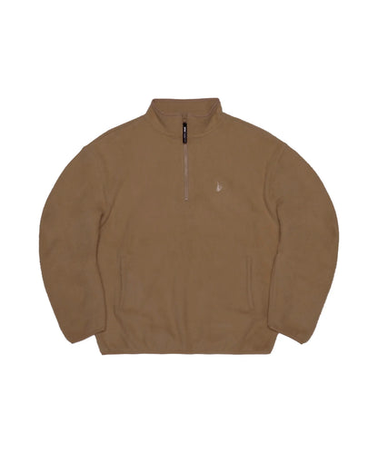 Half Zip Icon Embroidery Nylon Pullover