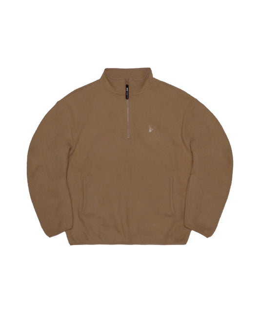 Half Zip Icon Embroidery Nylon Pullover