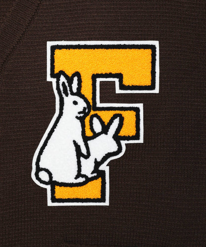 F Logo Lettered Cardigan