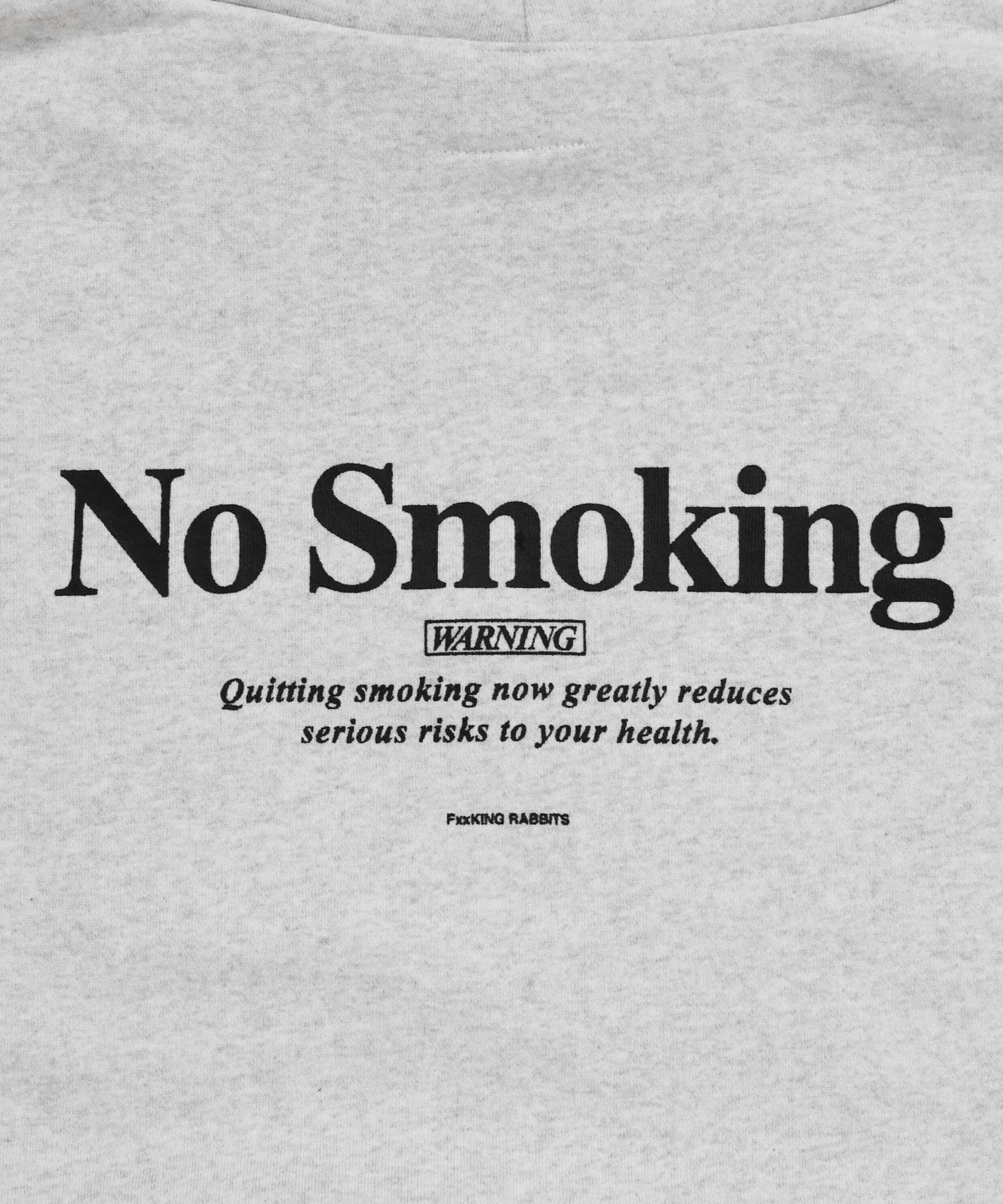 Embroidery No Smoking Art Hoodie