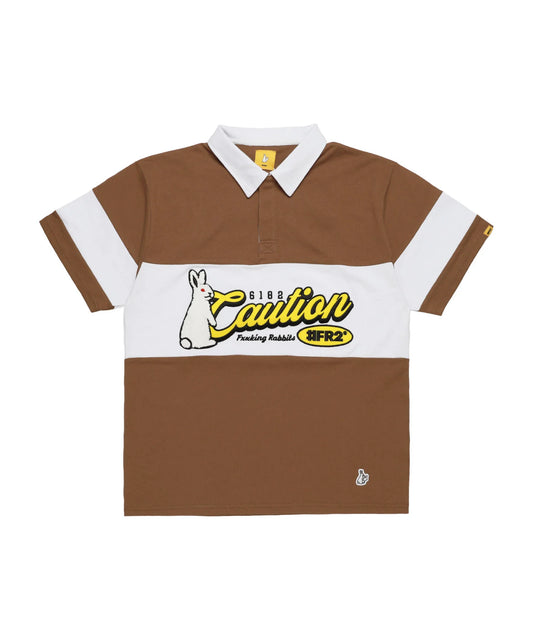 Caution Rabbit Classic Rugby Shirt