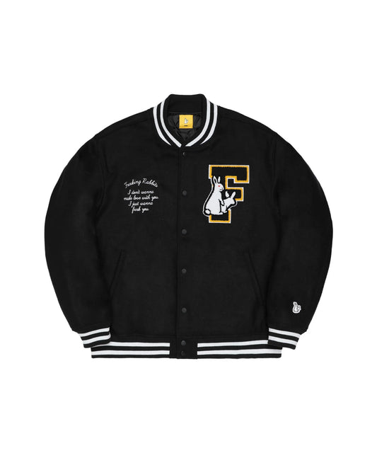 Rabbits Emblem Varsity Jacket