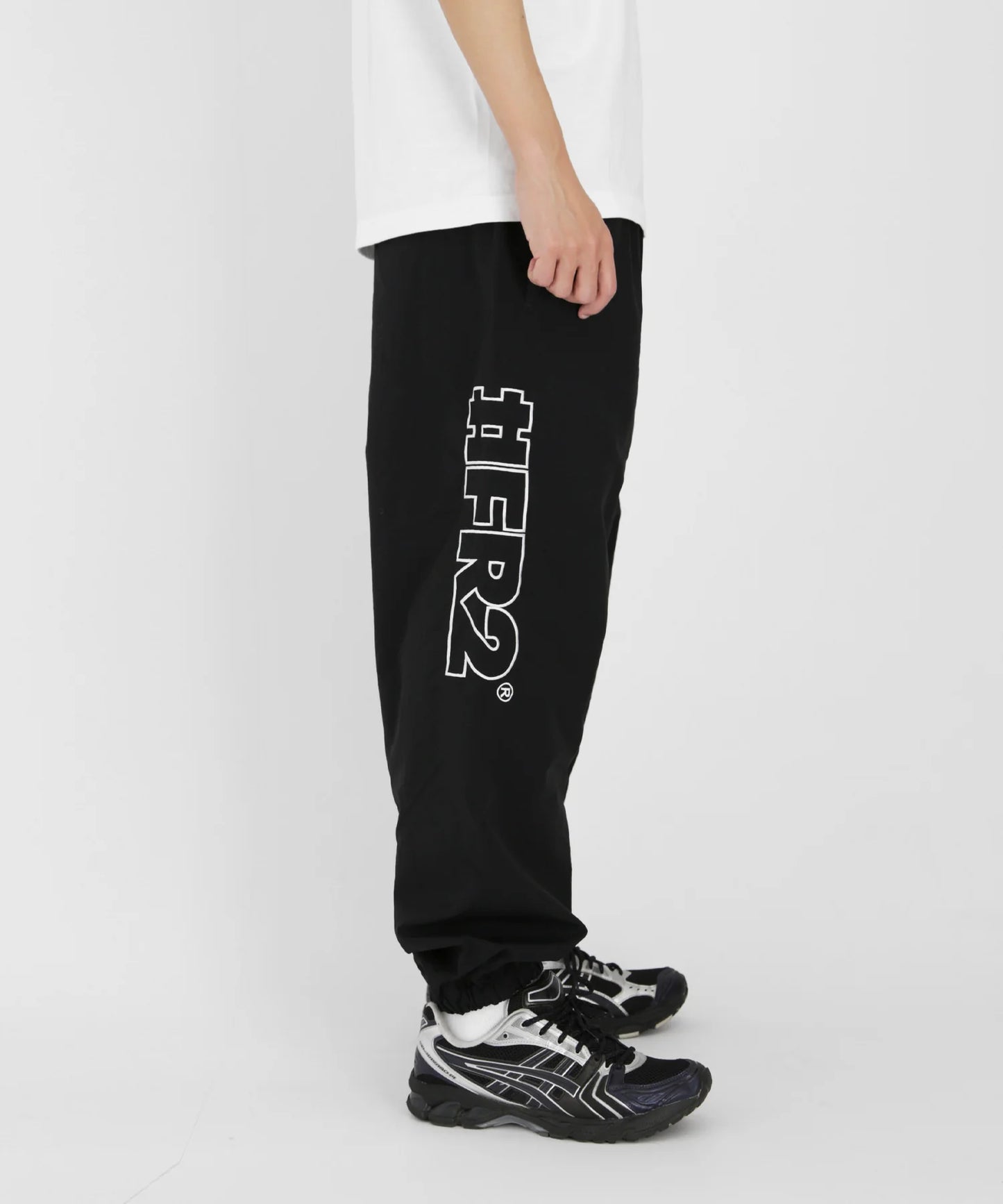 Earth Logo Embroidery Nylon Pants